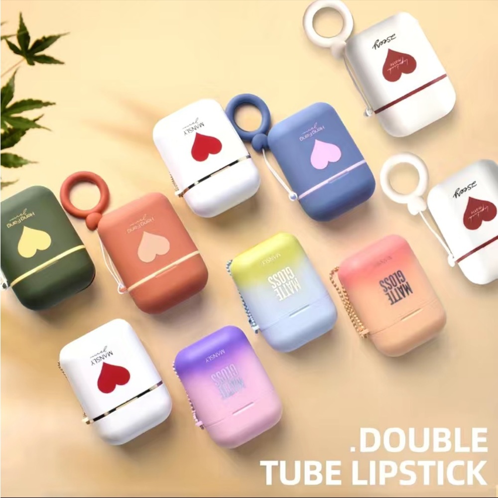 Earbud Shaped Lipstick Duo